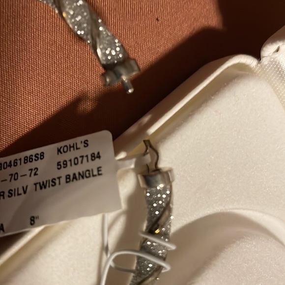 Sterling silver bangle twisted bracelet - Picture 3 of 3